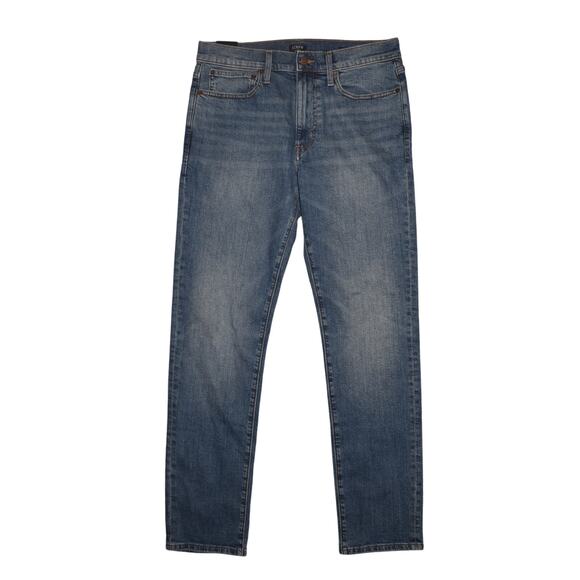 J.CREW FACTORY NEW $98 Signature Flex Straight Fit Jean Medium Wash Men's 31 - Picture 1 of 4